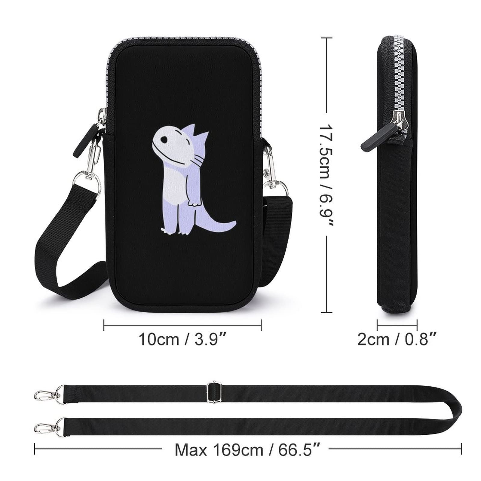   スマホショルダーバッグ Amazon.co.jp: 11ぴきのねこ イラスト スマホポーチ ショルダー